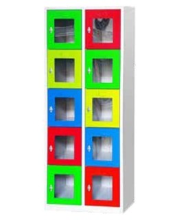 10 Compartment Student Safety Locker