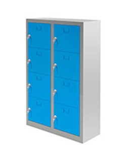 8 Compartment Student Safety Locker