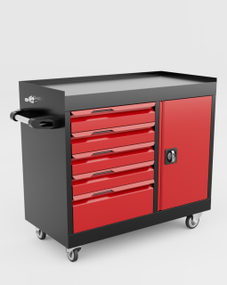 5 Drawer Cabinet Transport Trolley