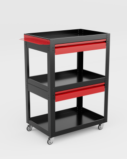 2 Drawer Flat-Pack Transport Trolley