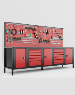 3 Meter Workbench with 10 Drawer Tool Cabinet