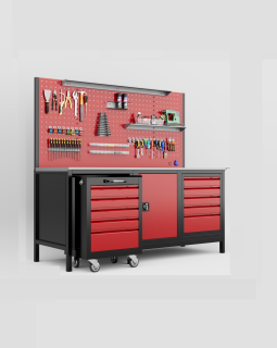 2 Meter Workbench with Tool Cart
